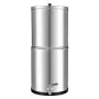 VEVOR Gravity-fed Water Filter System, 11.36L 304 Stainless-Steel Countertop Water Filtration System, Reduces Lead and up to 99% of Chlorine, with 2 Ceramic Carbon Filters, and Spigot, Home Camping RV