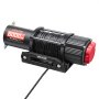 VEVOR Elektrische Seilwinde 2721 kg, 12V Motorwinde mit Φ6,35 mm x 15 m Synthetikseil, Kabelloser & Kabelgebundener Fernbedienung, Elektrowinde zum Abschleppen von ATVs, UTVs & Offroad-Fahrzeugen