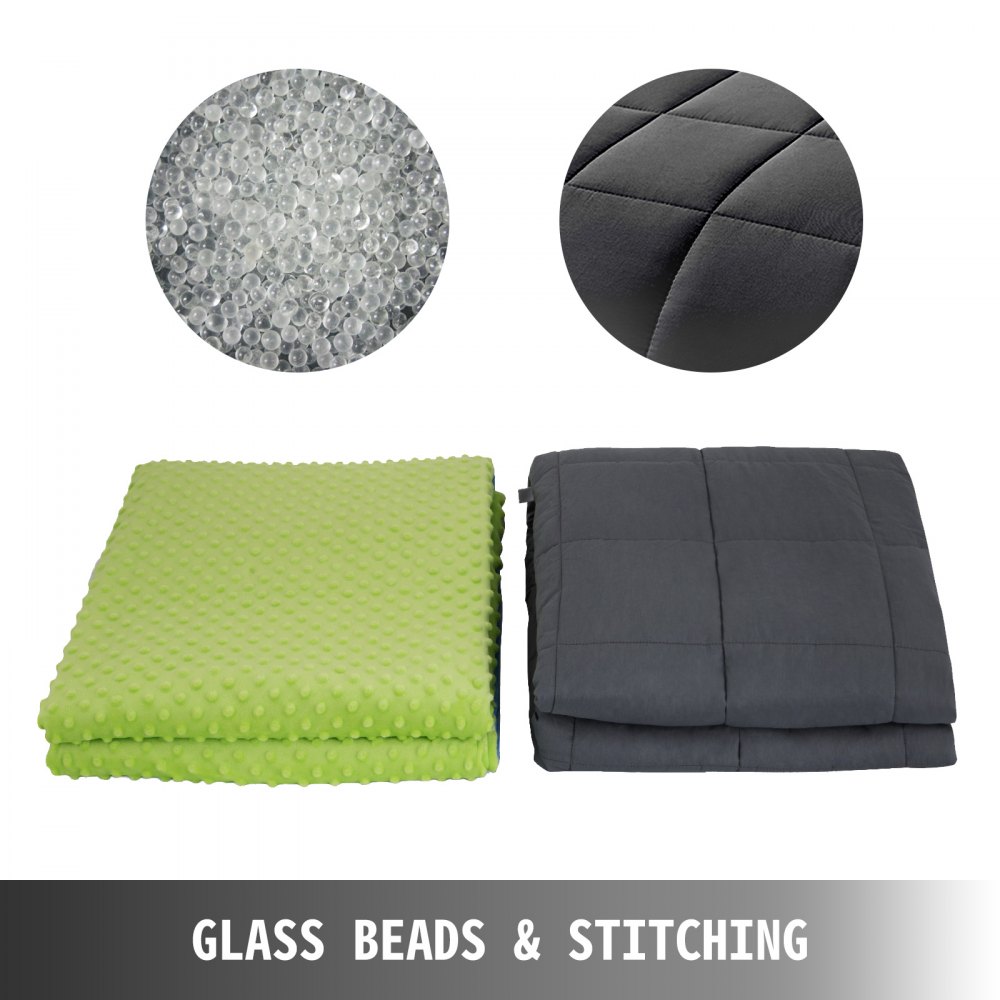 Gewichtsdecke Weighted Blanket 6.8kg Entspannen Therapiedecke Waschbar