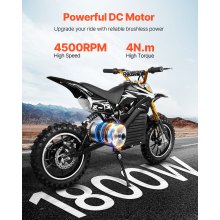 VEVOR 1800W Bürstenloser Gleichstrommotor-Bausatz 48V 4500U/min mit Controller