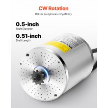 VEVOR 3000W Bürstenloser Gleichstrommotor 60V 4800rpm Motor für E-Bike Dirt Bike