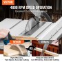 VEVOR Tischkreissäge 1800W, Tischsäge Ø254mm 4800U/min, 85mm bei 90° Querschnitt 55mm bei 45° Schrägschnitt, Winkelanschlag -60˚/60˚, Ideal für Schneiden von Holz und DIY-Holzbearbeitungsprojekte