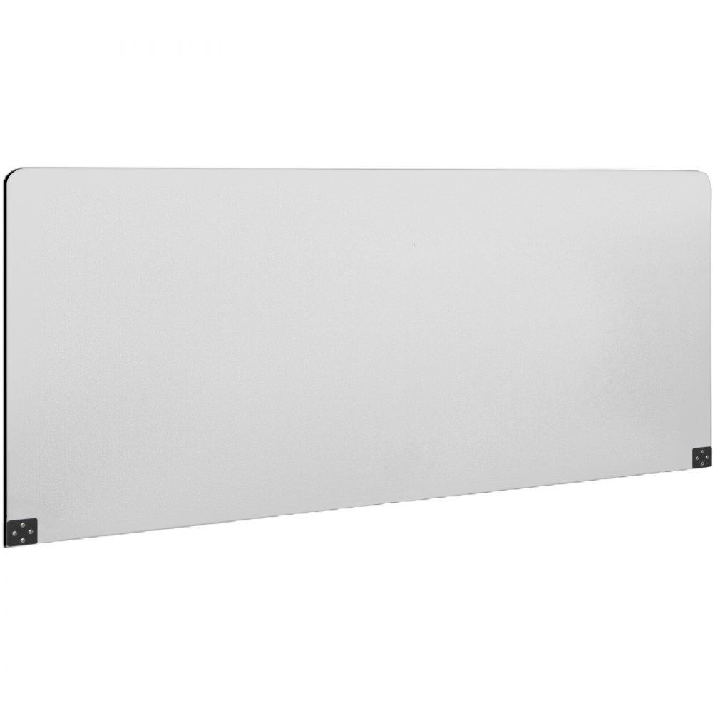 VEVOR Schreibtisch Sichtschutz 152,4x61x2cm Akustik Polyesterfaser Schreibtisch Trennwand Büro Grau Desktop Schallwand Reduzierung von 80% des Lärms ideal für Büros Klassenzimmer Cafés Blau