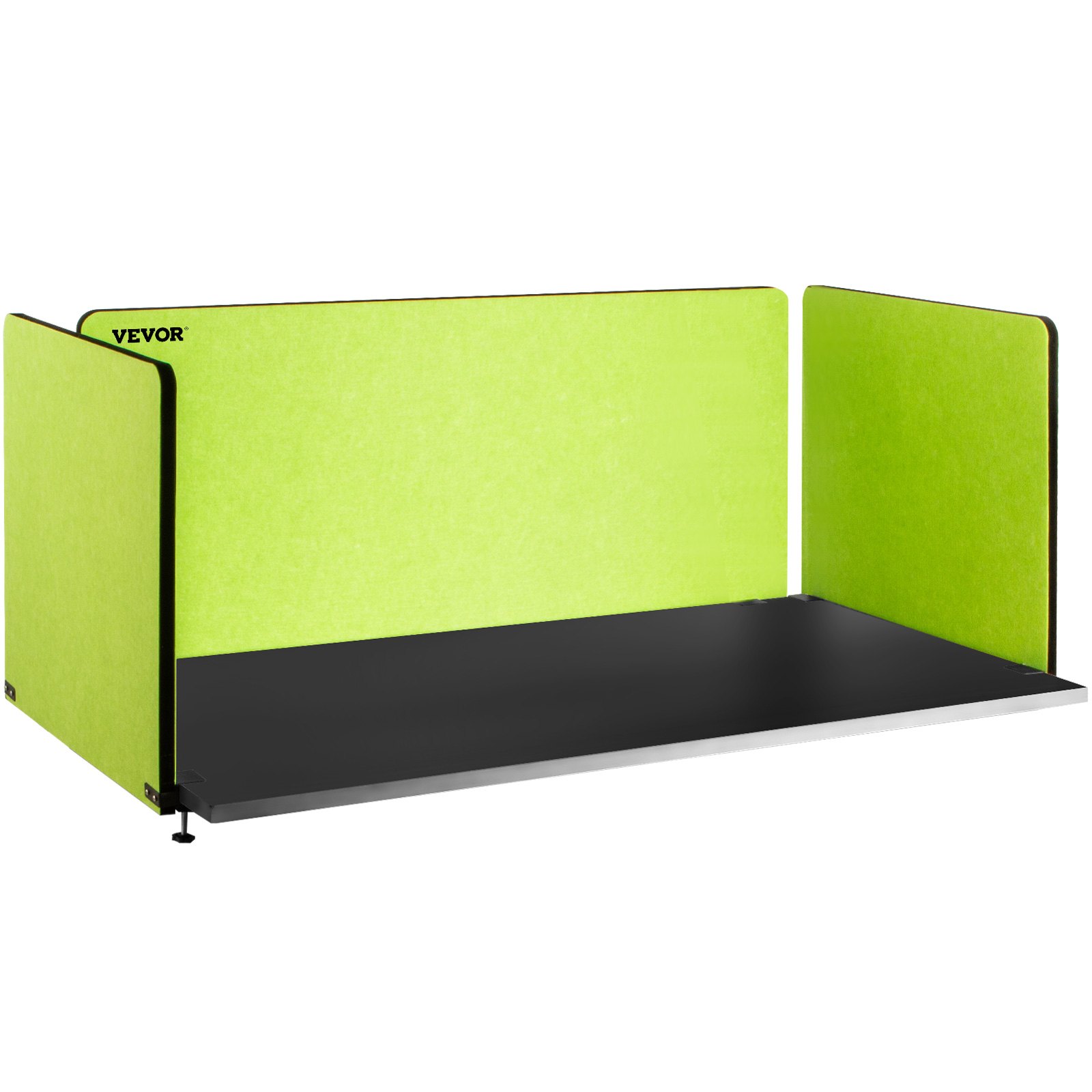 Vevor Schreibtisch Trennwand schutzscheibe Spuckschutz 3-teilig Grün 122 Cm