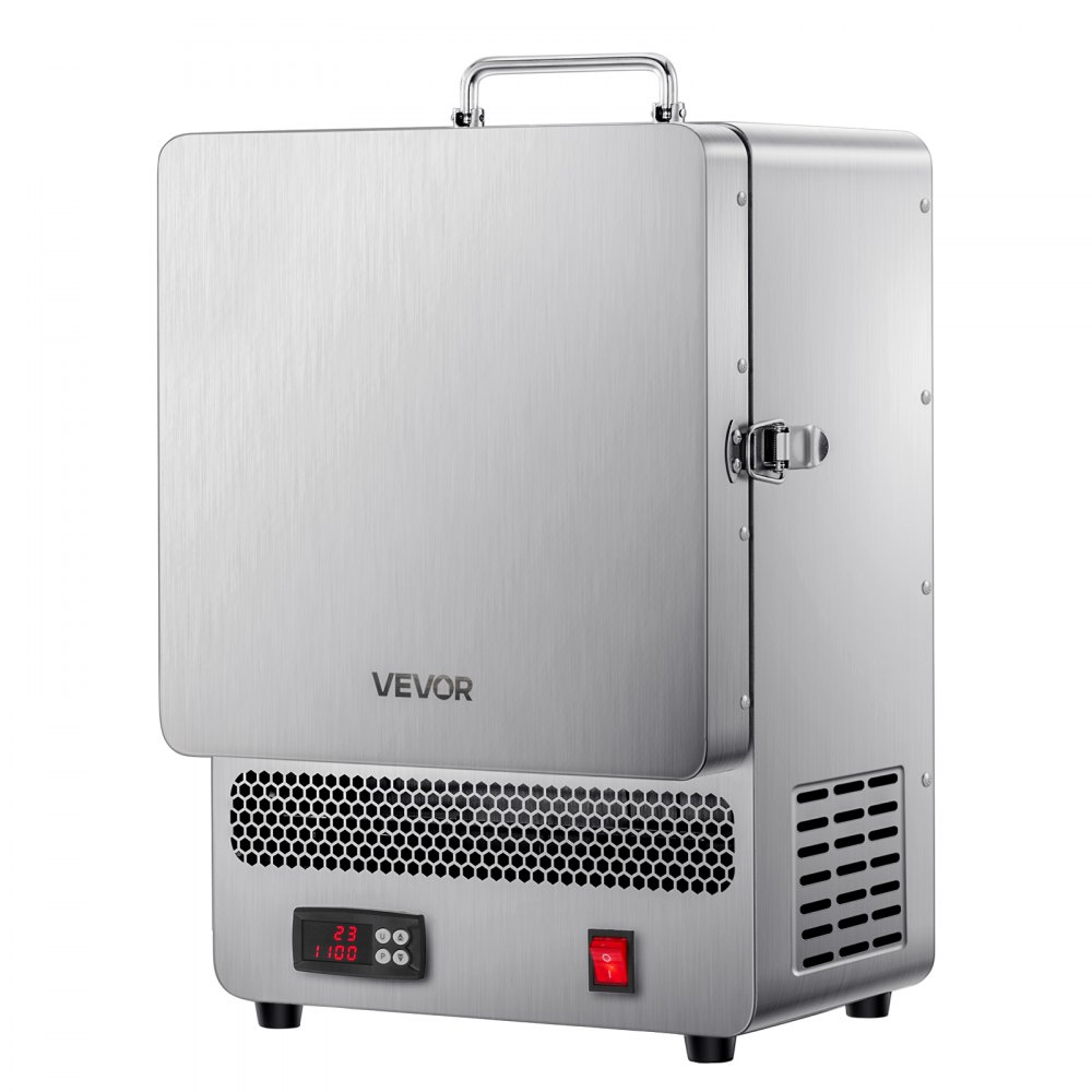 VEVOR Tisch-Schmelzofen 1500 W leistungsstarker elektrischer Ofen 1200 ℃ maximale Temperatur, Goldschmelzofen aus Edelstahl für Wachsguss Ton-DIY Metalltemperierung Glasieren auf Keramik, Silber