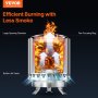 VEVOR Feuerstelle Feuerschale Feuerkorb Rauchfrei Holzfeuerschale Φ150x205mm
