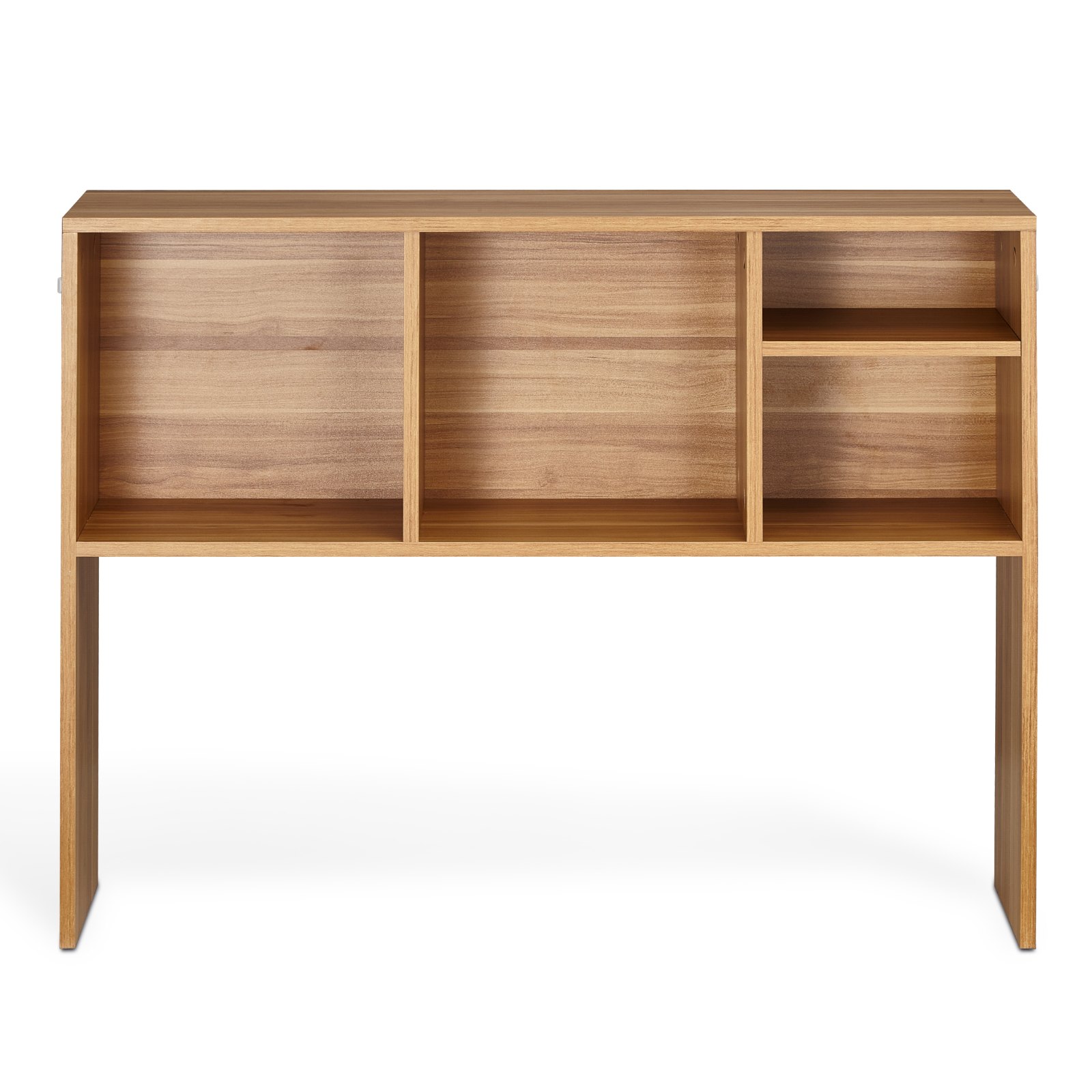 VEVOR Schreibtisch Bücherregal 1-stufiger Organizer (94 x 24 x 73 cm) Tischregale Schreibtisch Organizer Ausstellungsregal aus Spanplatten mit rutschfesten Füßen, für Büro Wohnheim, Holzfarbe