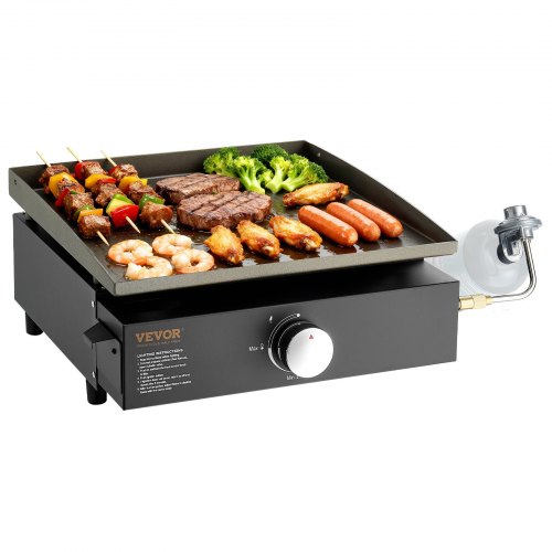 VEVOR Arbeitsplatte für gewerbliche Gasgrills, flache Grillplatte, Restaurant