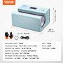 VEVOR Automatische Tumbler-Hitzepresse Sublimationsbecher 325-887ml Blau