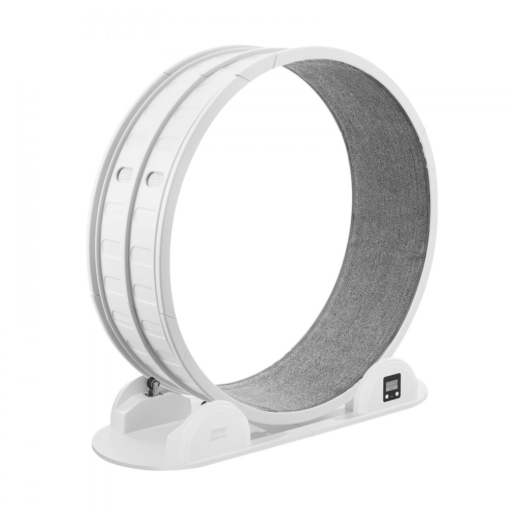 VEVOR Laufrad für Katzen, 115x39,5x109cm, Laufrad für Katzen mit Bremse & Laufbahn aus Teppich, Katzenlaufband für Hauskatzen unter 13,6 kg, Katzentrainer für die Gesundheit & Fitness von Haustieren