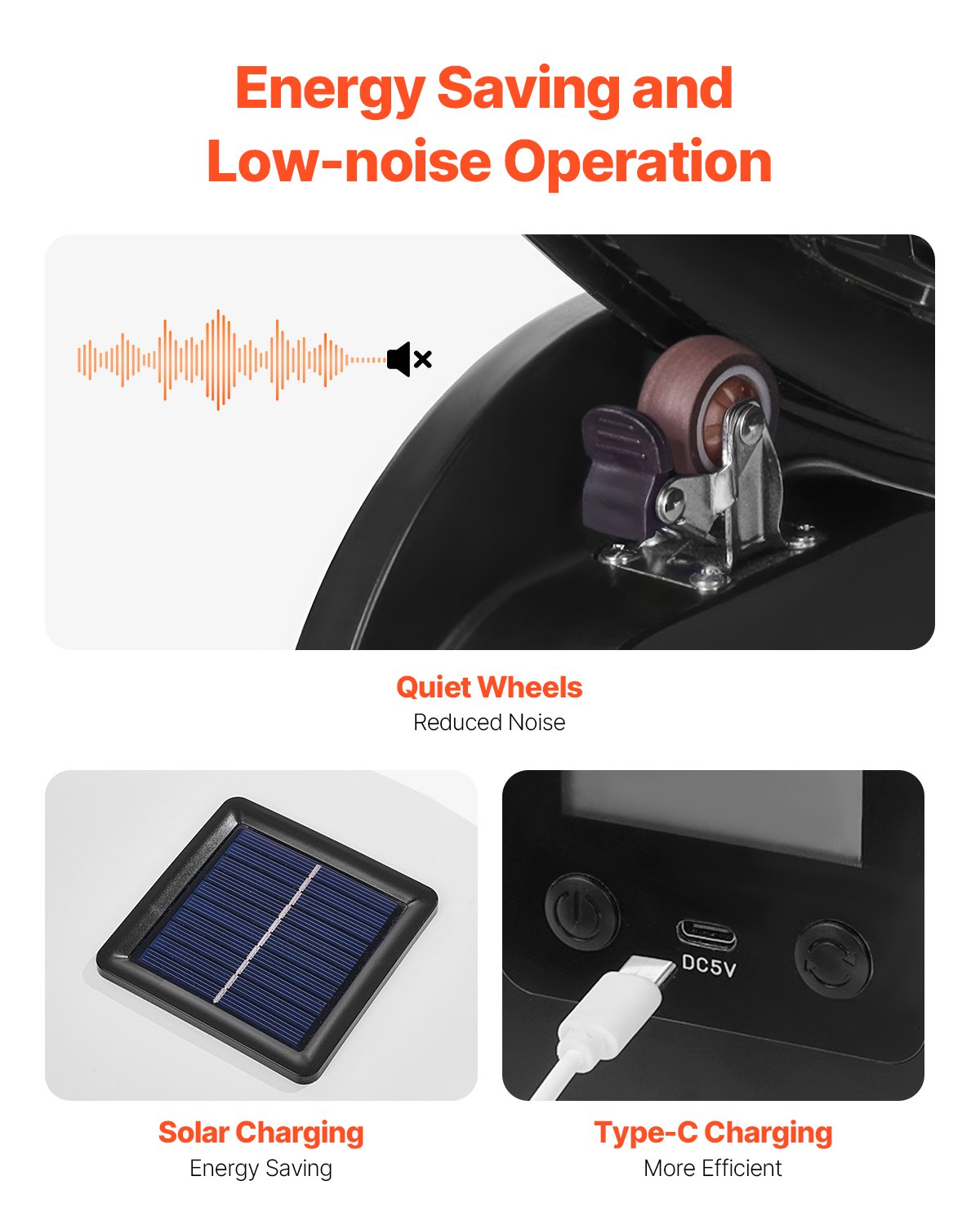 VEVOR Cat Exercise Wheel, 115x39.5x109cm, Exercise Wheel with Brake & Carpeted Running Track, Cat Treadmill for House Cats under 13.6 kg, Cat Trainer for Pet Health and Fitness, Black