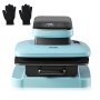 VEVOR Automatische Hitzepresse, 381 x 381 mm intelligente T-Shirt-Presse mit automatischer Entriegelung, heizt sich schnell und gleichmäßig auf, Sublimations-Hitzepresse für T-Shirts, Sublimation, Vin