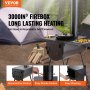 VEVOR Tragbarer Holzofen, Camping-Hot-Zelt-BBQ-Ofen, 118 Zoll, für den Außenbereich mit Rohren