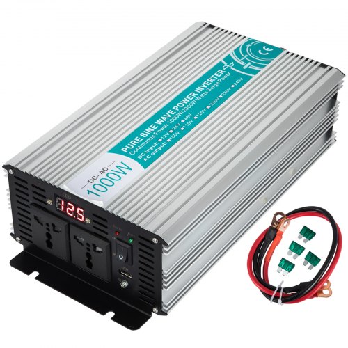 Spannungswandler 12v 220v Reiner Sinus Wechselrichter 1000w 2000w Lcd Usb
