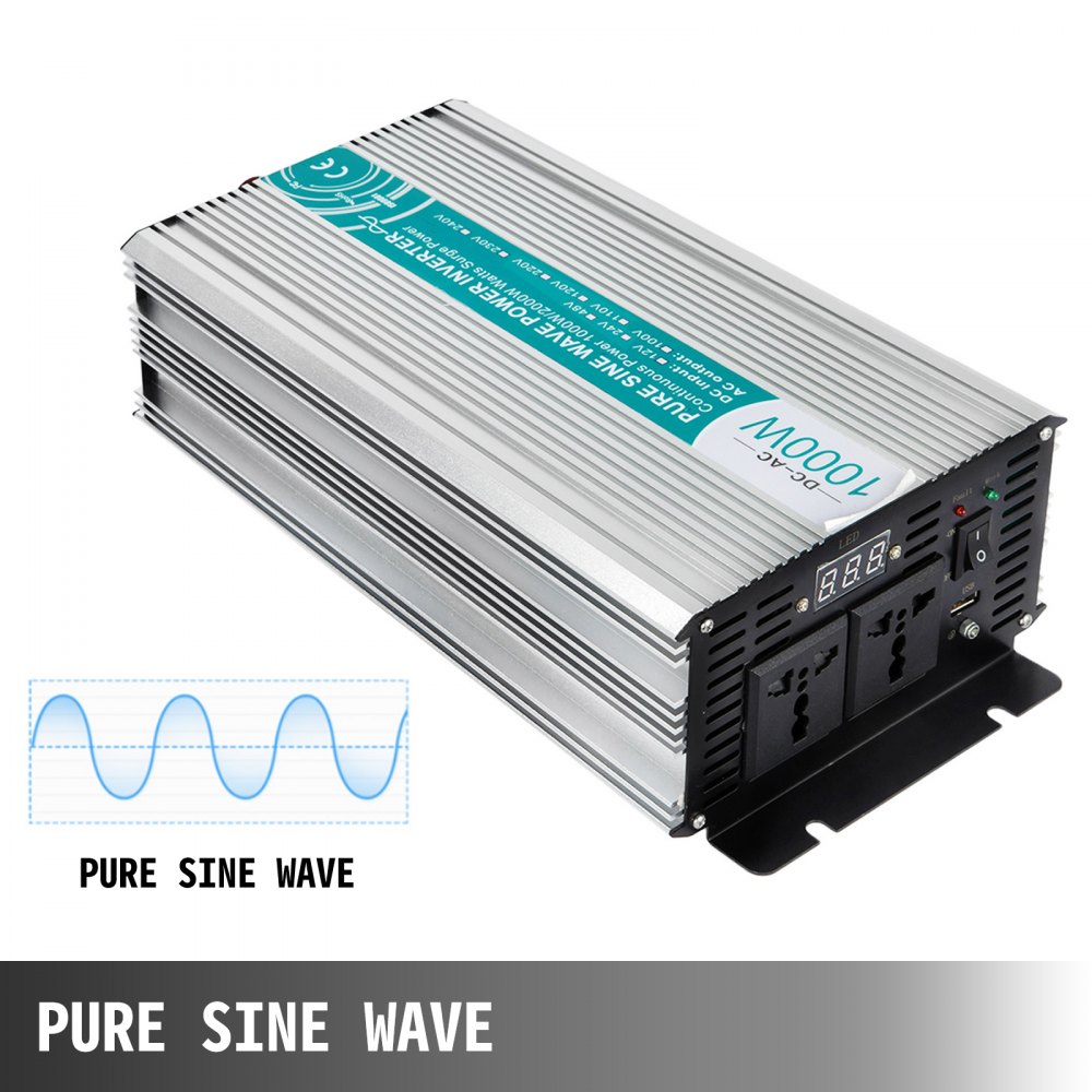 Spannungswandler 24v 1000w 2000w Stromwandler Solar Inverter Wechselrichter Lkw