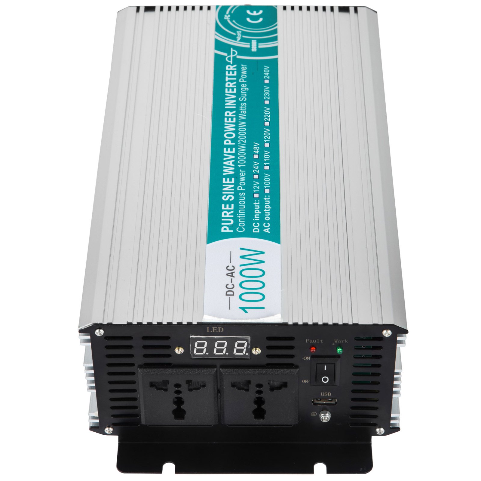 Spannungswandler 24v 1000w 2000w Stromwandler Solar Inverter Wechselrichter Lkw