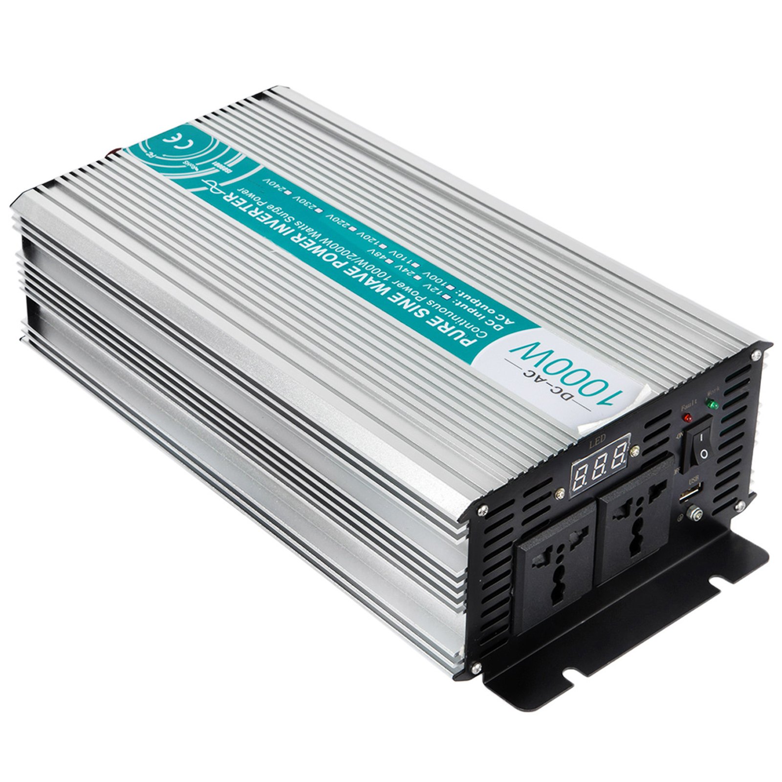 Spannungswandler 24v 1000w 2000w Stromwandler Solar Inverter Wechselrichter Lkw