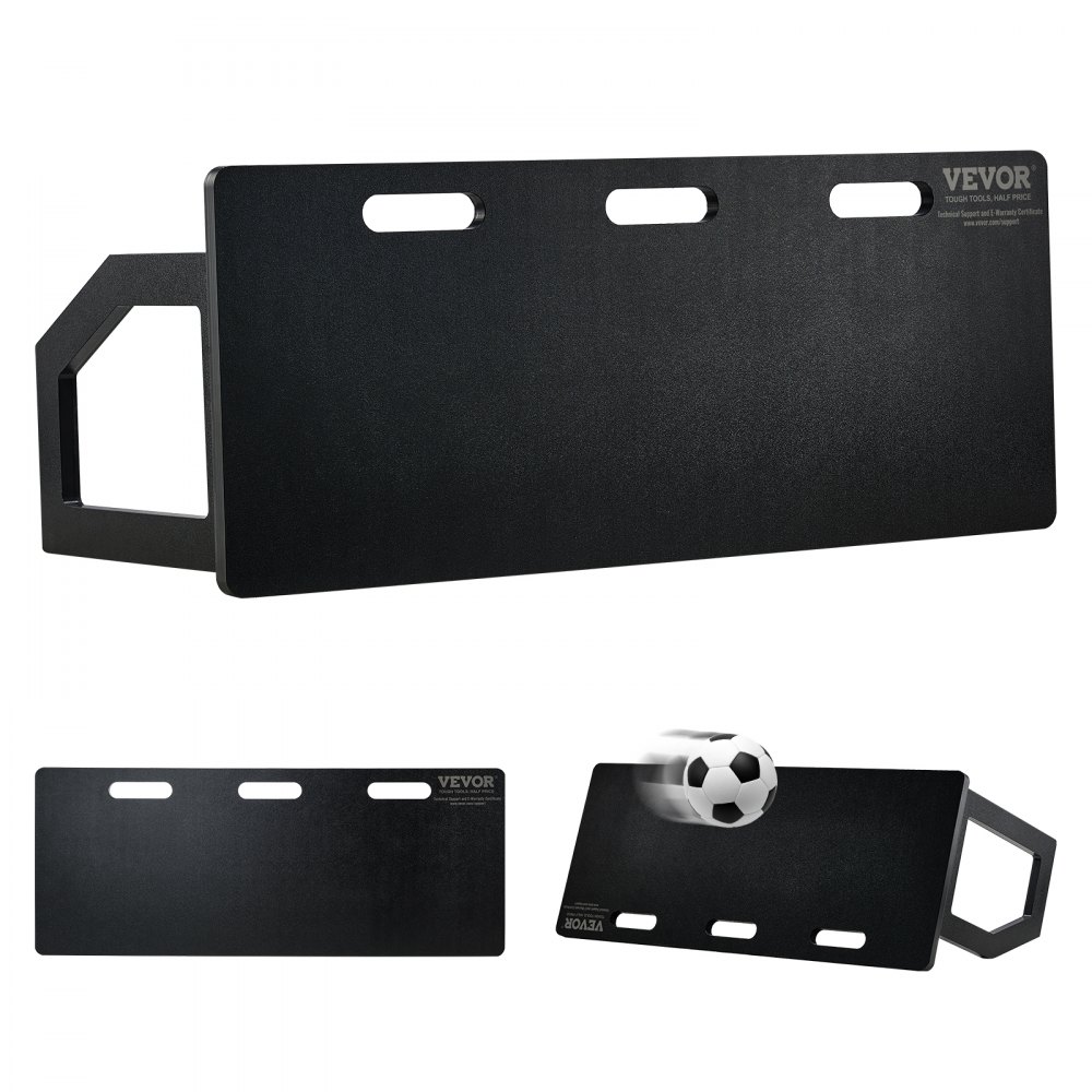 VEVOR Fußball Rebound Board, Tragbares Bounce Board 100 x 40 cm, HDPE Rebounder Wand Rebound Equipment, Kinder & Jugendliche, Trainingsboard, Rebounder Kicker für Fußballtraining, Schwarz