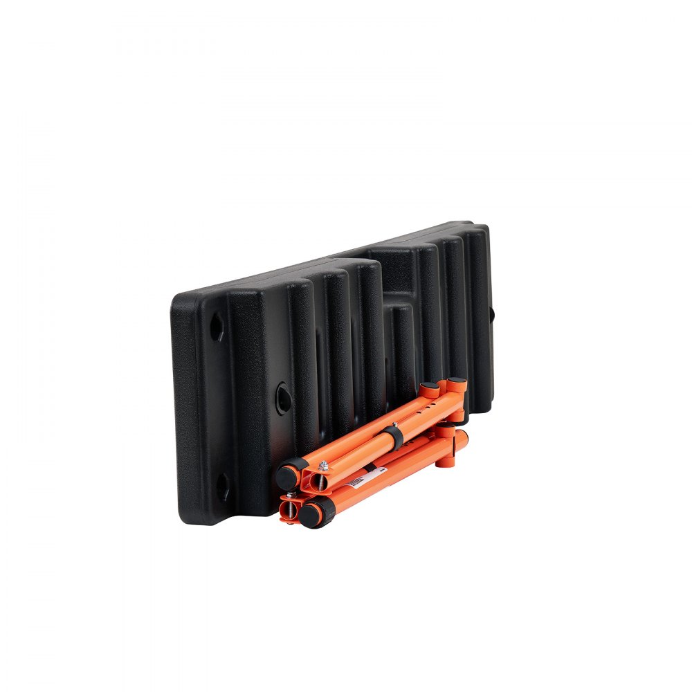 VEVOR Fußball Rebound Board 95 x 25 x 46 cm Doppelseitiges Prellwand Brett für Parks Gärten und Heimtraining, 4 Verstellbare Winkel, Tragbarer Wasserbefüllbarer PE-Rückstoßtrainer, 4,2 kg Leergewicht