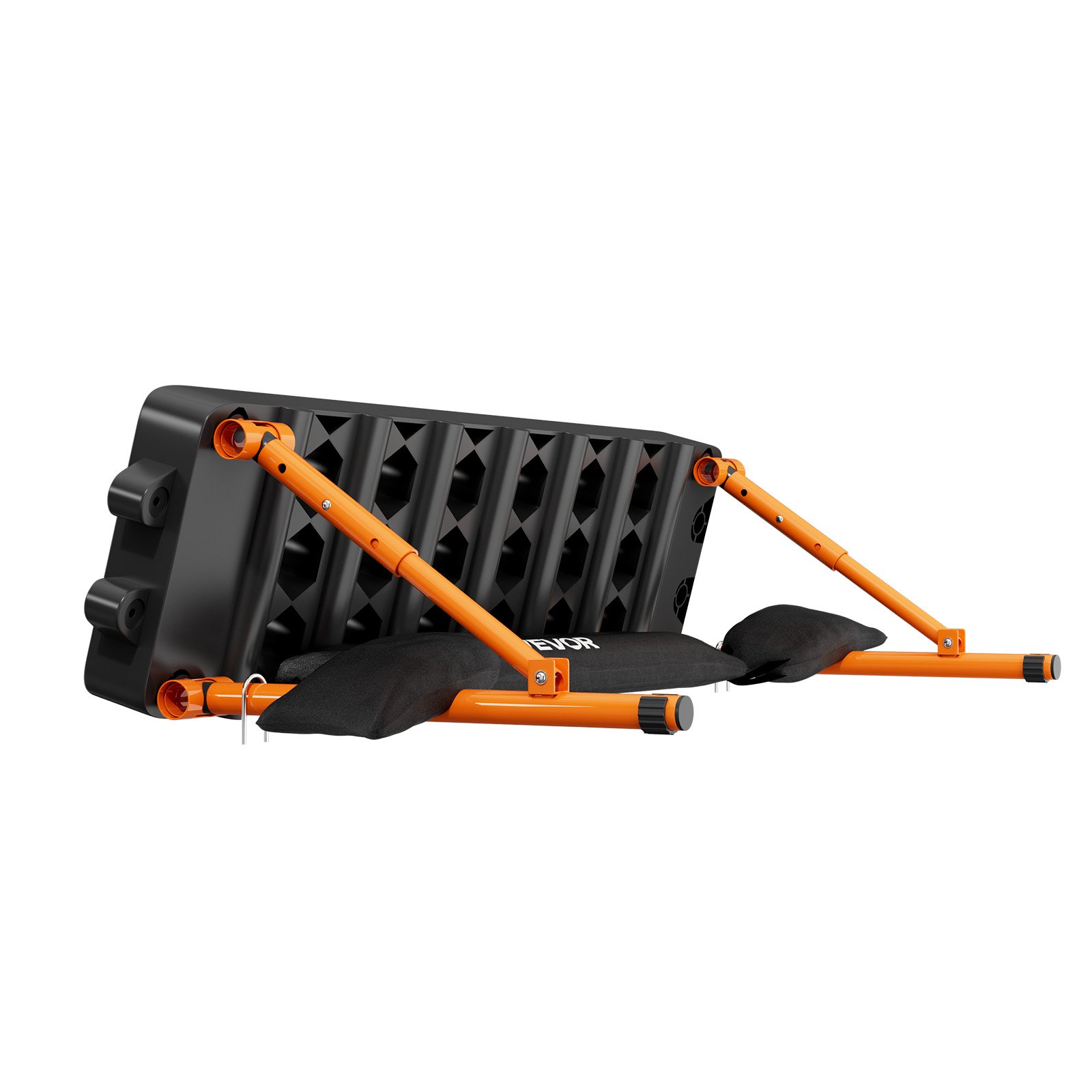 VEVOR Soccer Rebounder Board, 950 x 250 mm Portable Soccer Rebound Wall, Dual Surface Sports Kick Back Trainer, 3 Adjustable Angles, Easy Setup Ball Practice Equipment for Passing & Reaction Skills