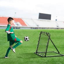 VEVOR Fußball-Rebounder-Netz Kick-Back Tragbar Fußballtrainer 34 x 34 Zoll