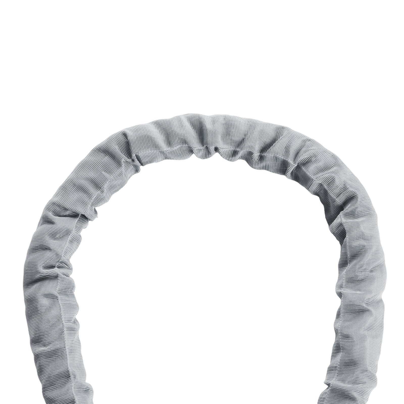 VEVOR Battle Rope, 1,5 Zoll Durchmesser, 30 Fuß Länge, Polyester-Trainingsseil, Battle-Trainingsgerät mit Schutzhülle und Anker, schweres Seil für das Home-Fitnessstudio-Workout, Rumpfkrafttraining, grau