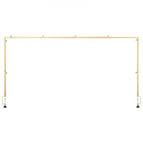 Produktbild von Tischstangenständer Mit Klemme – Verstellbarer Ballonbogenständer, 250x123 Cm, Metall, Für Hochzeit, Party, Buffet & Deko