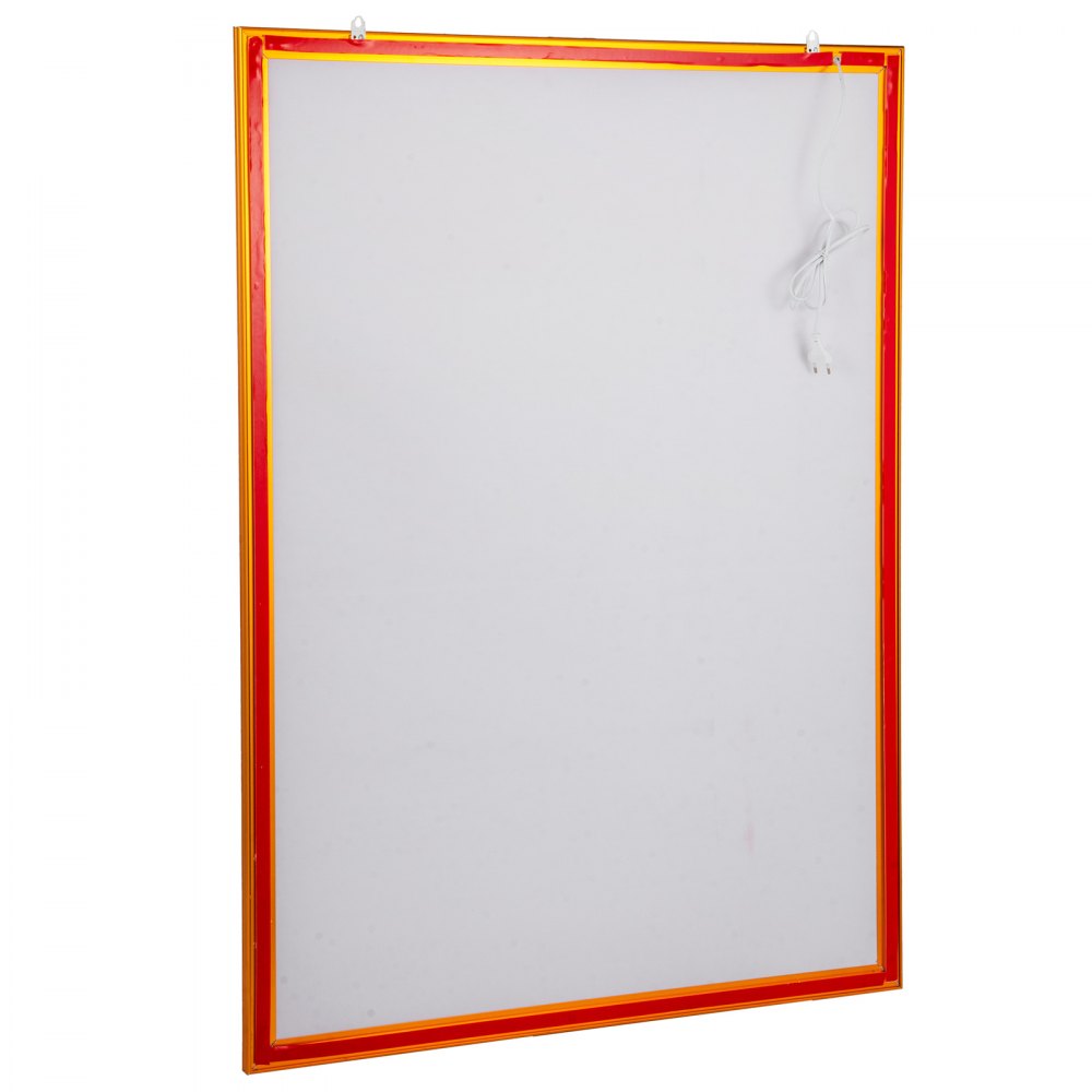 Vevor Led Leuchtrahmen Bilderrahmen 33 X 47 Zoll Hintergrundbeleuchteter Gelb A0