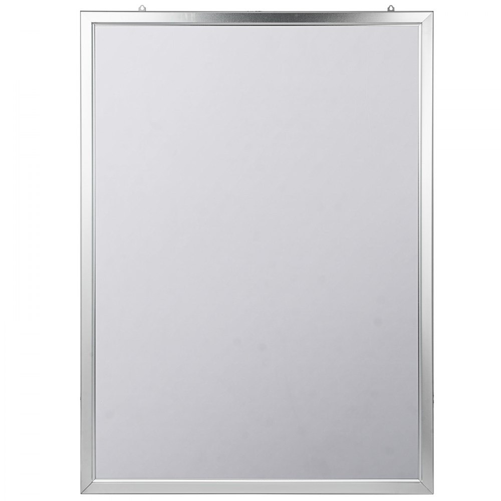 VEVOR LED Leuchtrahmen 33 x 47 Zoll, LED Bilderrahmen 1189 x 841 mm, 24 Lumen LED Acryl Plakat Rahmen 220 V, LED-Beleuchtete Posterrahmen hintergrundbeleuchteter A0, Silbrige Bilderrahmen mit licht