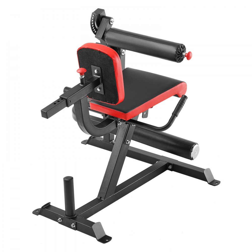 VEVOR sitzende Beinstrecker und Curl-Maschine Trainingsgerät Beinpresse Beintrainer (317 kg belatbar), verstellbare Bein-Trainingsbank, Bein-Drehstrecker Krafttrainingsgerät für Heim-Fitnessstudio