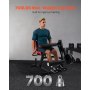 VEVOR sitzende Beinstrecker und Curl-Maschine Trainingsgerät Beinpresse Beintrainer (317 kg belatbar), verstellbare Bein-Trainingsbank, Bein-Drehstrecker Krafttrainingsgerät für Heim-Fitnessstudio