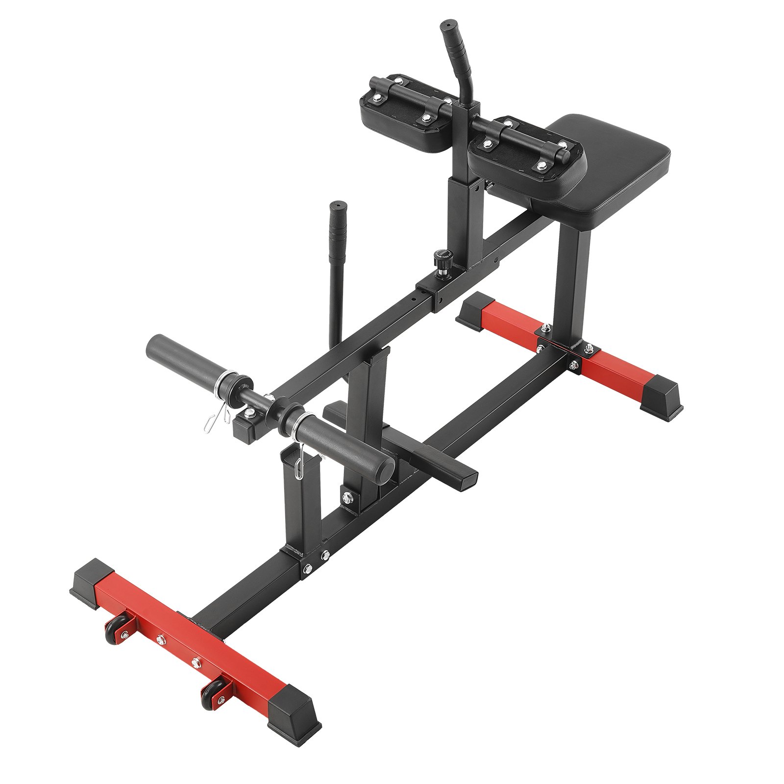 VEVOR sitzende Wadenmaschine Wedentrainer mit 200 kg Tragkraft für Beinübungen, Kraft-Beintrainer Spezialmaschine für den Unterkörper, passend für Gewichtsscheiben (25,4 / 50,8 mm)