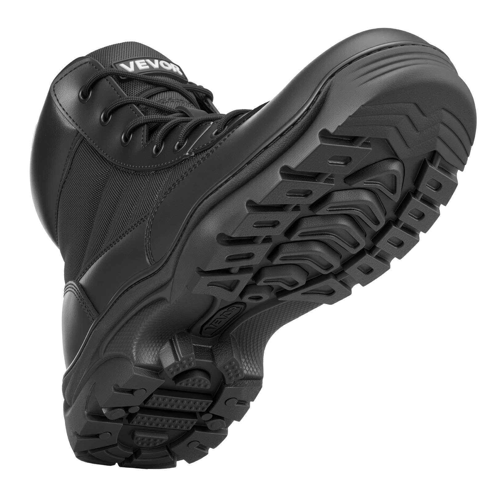 VEVOR Arbeitsstiefel für Herren, 152,4 mm Kampf- und Wanderstiefel, leichte, atmungsaktive und Motorradstiefel, Einsatzstiefel für Sicherheit im Bergsteigen im Freien, US-Größe 12