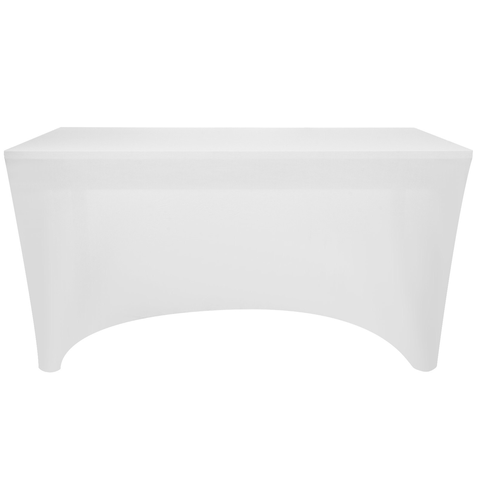 20 Stücke 6ft Stretch Tischdecke Tischhusse Weiß Tischüberzug Langlebig
