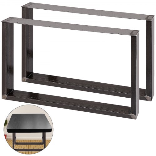 2 Tischbein Tischkufen 72x90cm Tischgestell Tischfuß Untergestell Konferenztisch
