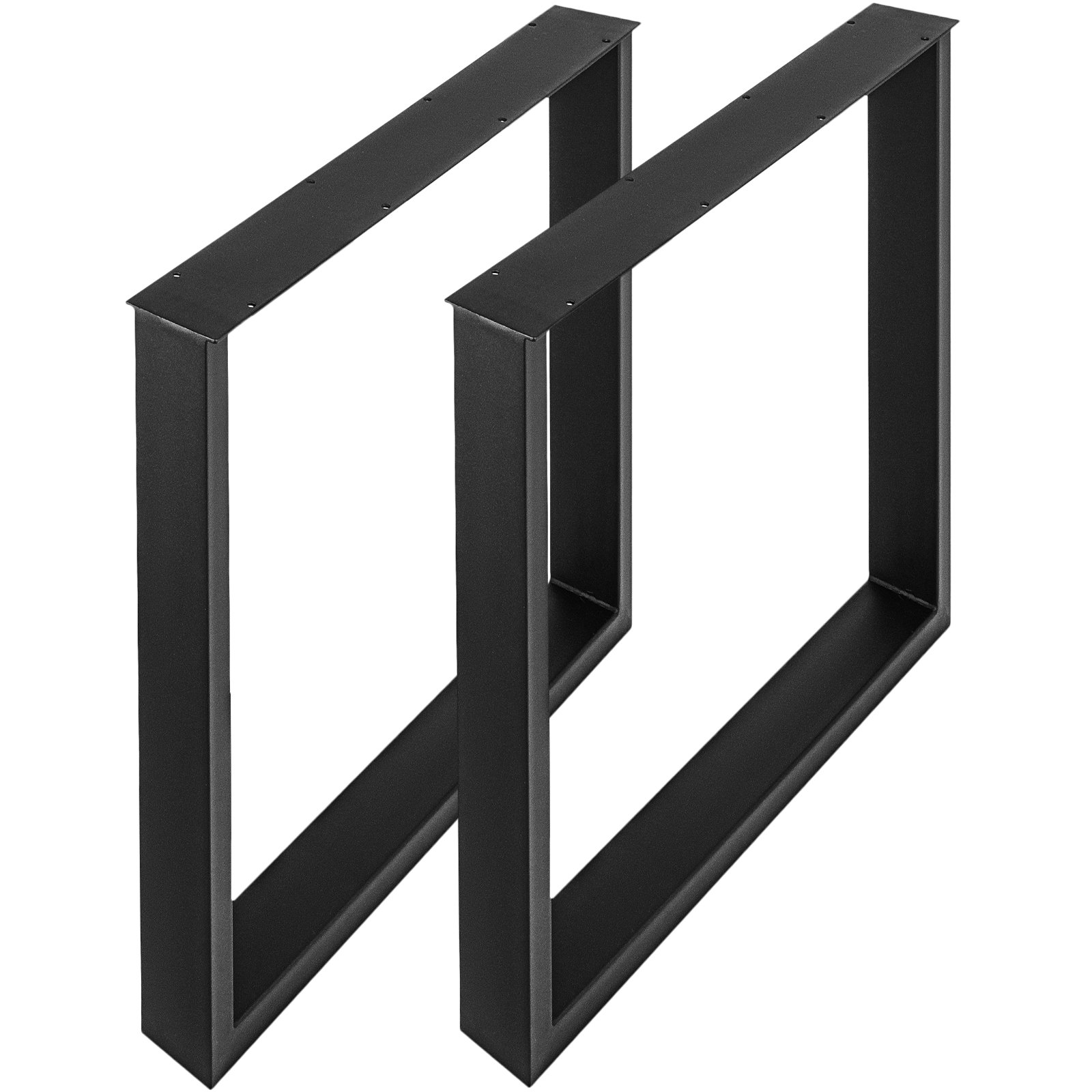 2x Quadrat Tischbein Tischkufen Tischgestell 43 X 30 Cm Stahl Tischfuß Metall