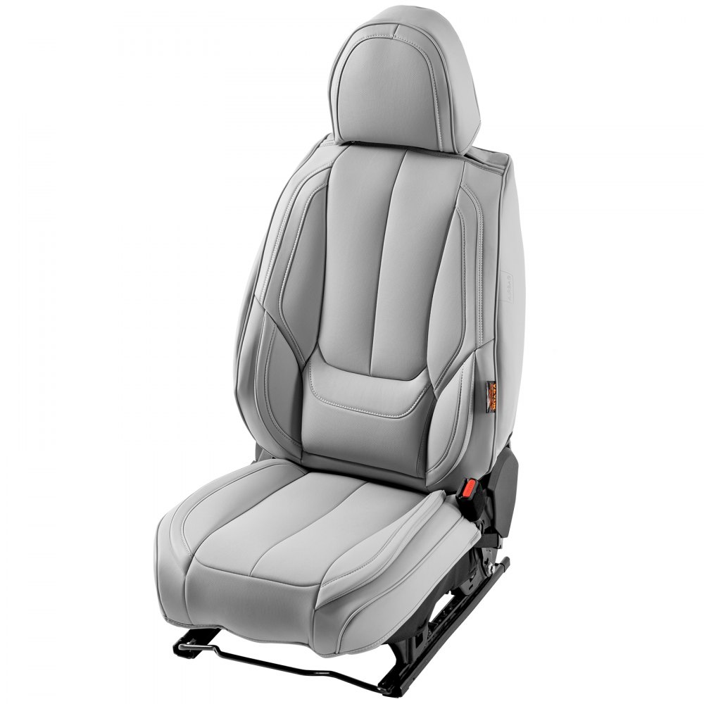 VEVOR Seat Covers, Universal Car Seat Covers Full Set Seats, Front and Rear Seat, 13pcs Faux Leather Seat Cover, Full Enclosed Design, Detachable Headrest and Airbag Compatible, for Most Car SUV Truck