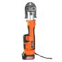 VEVOR Pipe Press Tool, 18V Electric Pipe Crimping Tool with V15, V22, V28 Jaws for Stainless Steel Pipes, 32KN Press Tools Kit with 2PCS 4AH Batteries, Fast Charger & Carrying Case