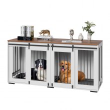 VEVOR Hundekäfig Möbel Beistelltisch Hundebox Hundehaus 1800x600x861mm 90kg