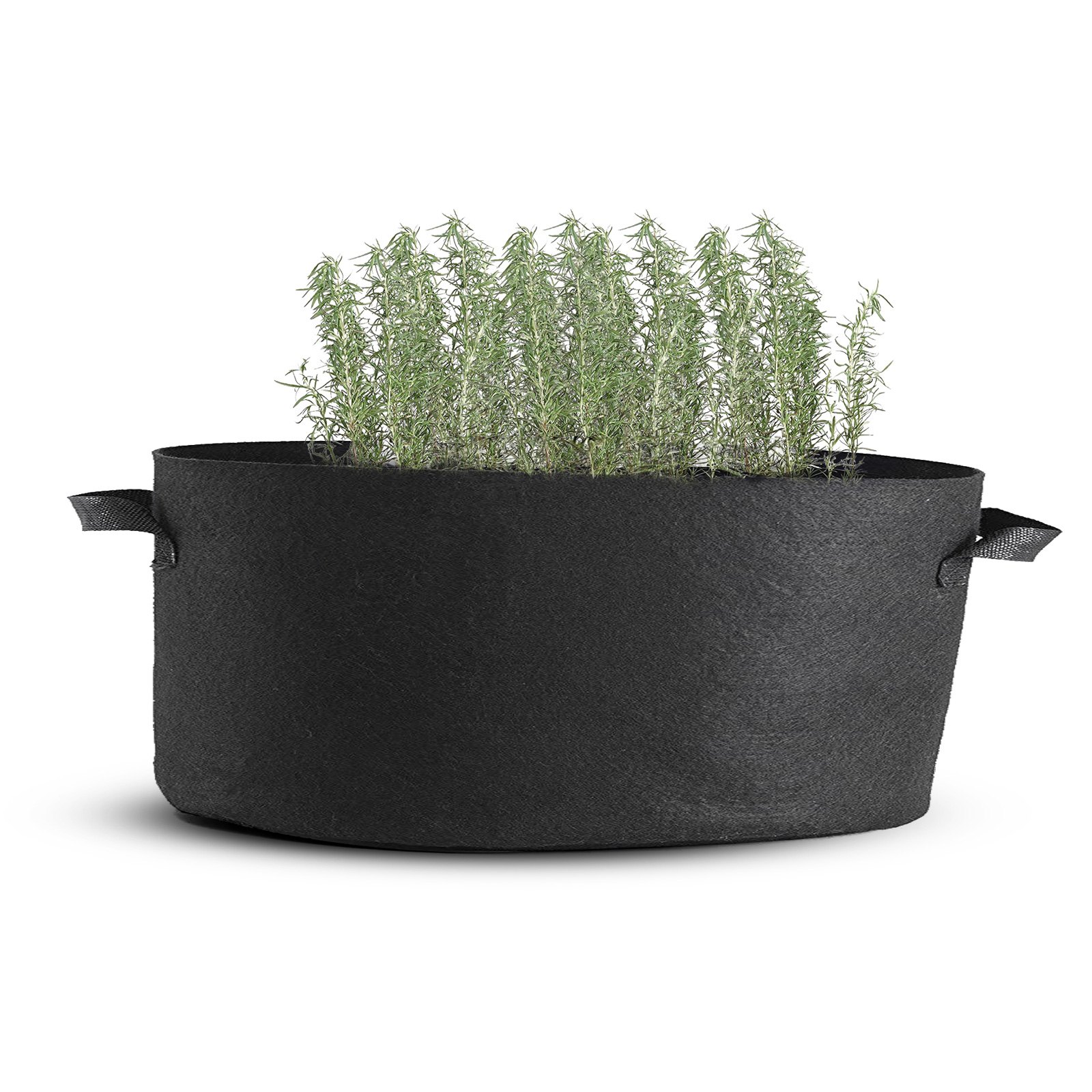 5x400 Gallone Pflanzsack Mit Henkeln Grow Pot Bag Pflanztasche Pflanzbehälter