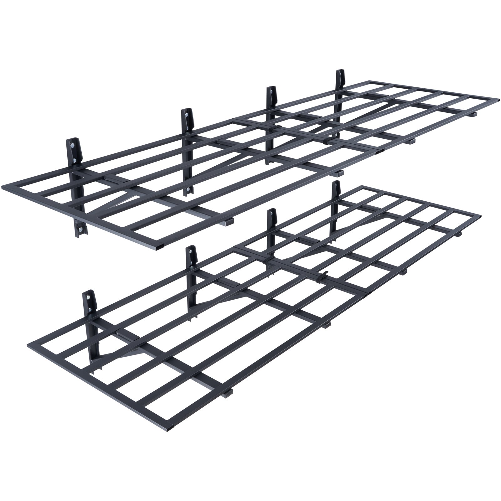 VEVOR 2 Stk. 1,83 x 0,61 m Garagen-Lagerregale zur Wandmontage, robuste Regale