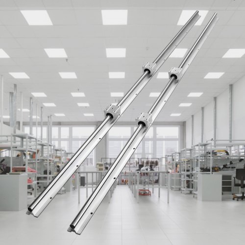 2er-Set SBR12 Linearschiene 500 Mm – Mit 4 SBR12UU Lagerblöcken, Alu, Für 3D-Drucker & CNC – Tragkraft 40 Kg 2er-Set SBR12 Linearschiene 500 Mm – Mit 4 SBR12UU Lagerblöcken, Alu, Für 3D-Drucker & CNC – Tragkraft 40 Kg