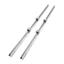 VEVOR Linearführung Linearschiene 2 Stk. SBR20-1500mm Kohlenstoffstahl Aluminium Führungsschiene mit 4 Stk. SBR20UU-Gleitblöcke Linearlager Lagerblock CNC Teile für 3D Drucker Fräs-/Drehmaschine