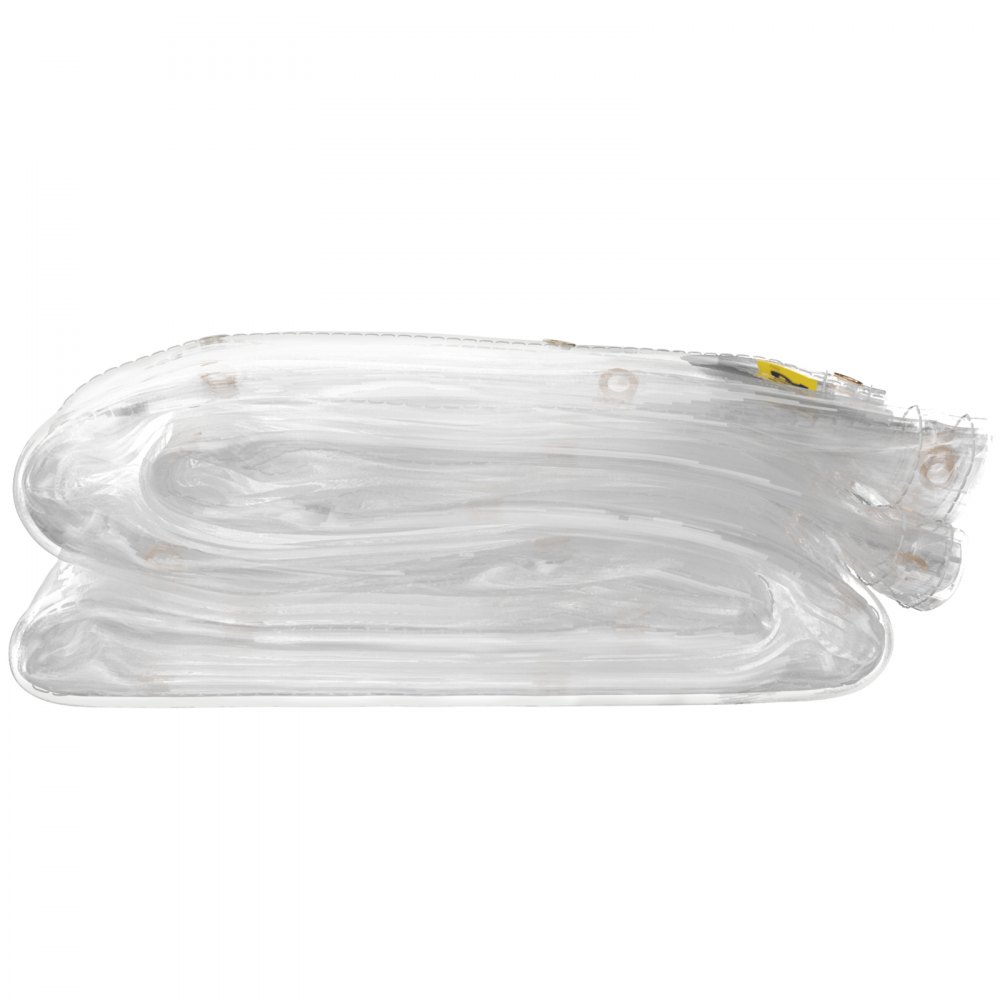 VEVOR Plane Transparent mit Ösen wasserdichte Abdeckplane PVC Gewebeplane 2,4x6,1m Schutzplane 0,5mm Stärke Allzweckplane wasserdicht Universal zum Abdecken von LKW Autos Boote Dächer Tierkäfige
