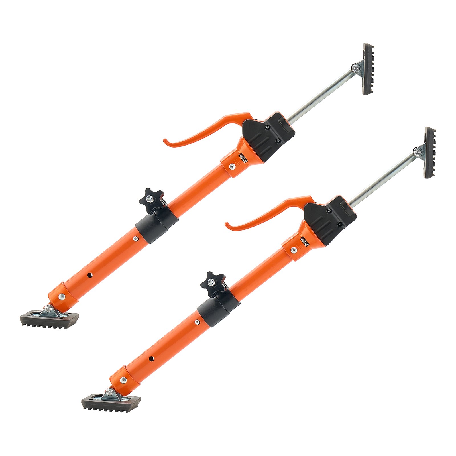 VEVOR Einhandstütze, 2 Stk., Deckenstütze 40–60cm, Teleskopstütze aus Stahl, Montagestütze bis zu 100kg Kapazität zum Installieren von Schränken, Anheben von Trockenbauwänden, Frachtstangen