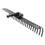 VEVOR Trailer Rake 152.4 cm Trailer Scarifier with 21 Steel Spiral Tines Lawn Scarifier Rake for Attachment to 121.92 cm or 152.4 cm Long Tool Bars and 3-Point Suspension Systems
