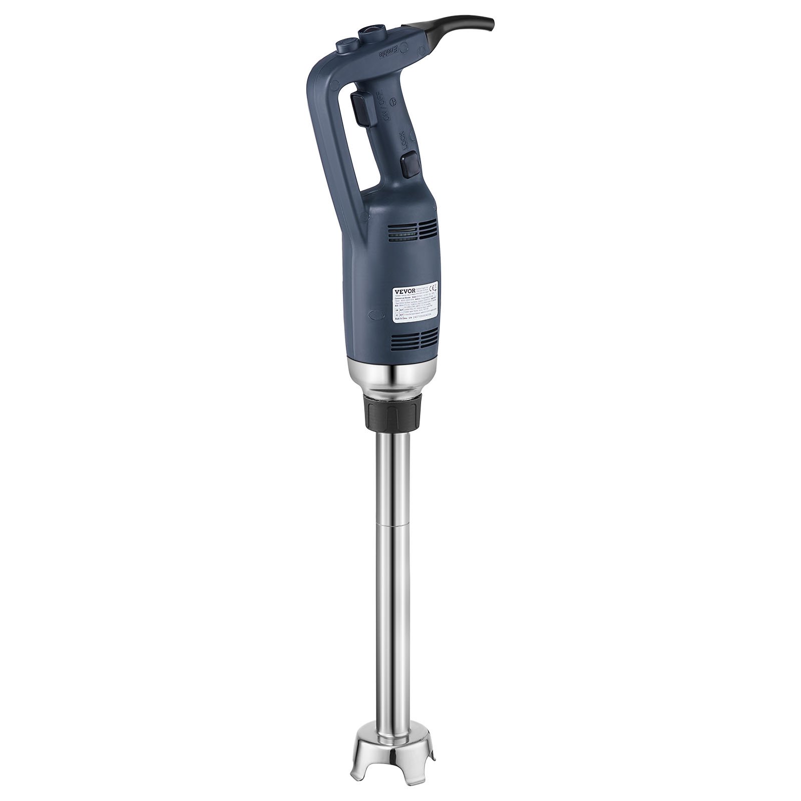 VEVOR Kommerzieller Stabmixer, 350 W Hochleistungs-Handmixer, 20 Zoll stufenloser Mixer mit variabler Geschwindigkeit und Edelstahlklinge, tragbarer Mehrzweckmixer für Suppen, Saucen, Kartoffelpüree, Sahne
