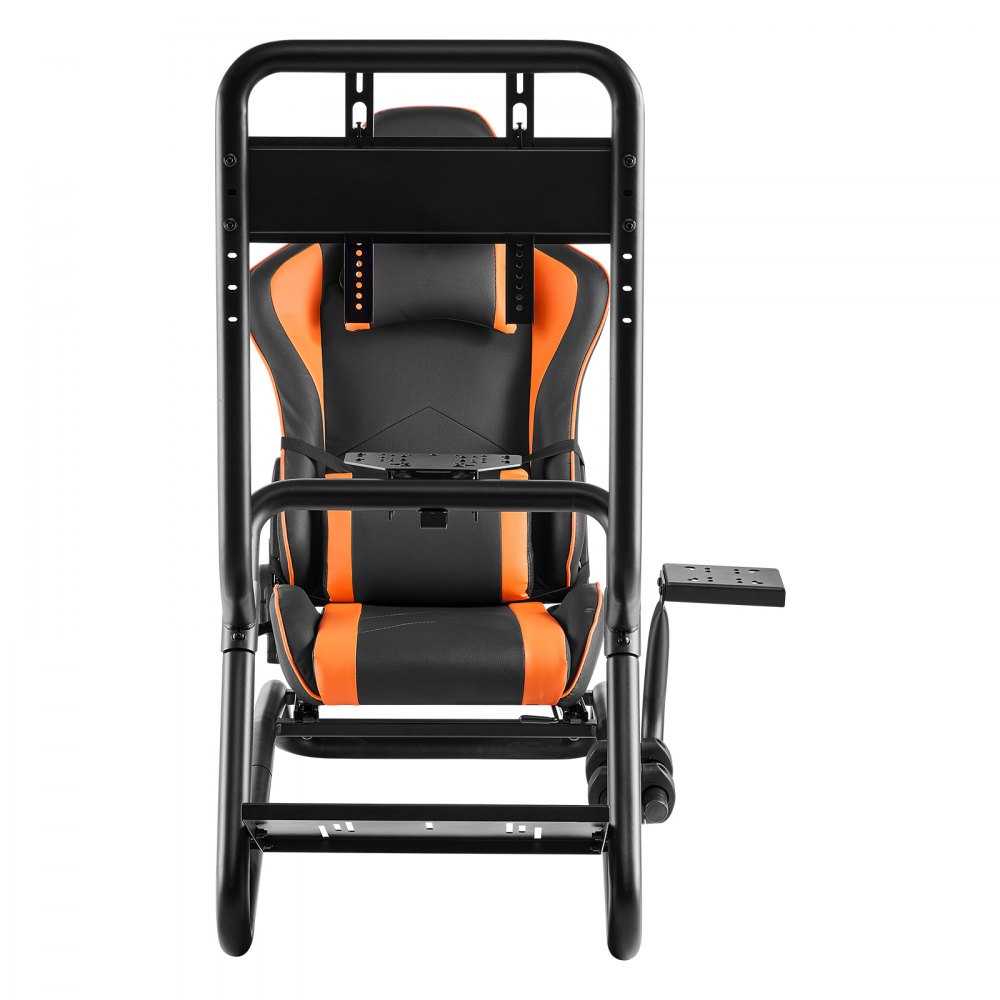 VEVOR Lenkradständer, Racing Wheel Stand, Simulator-Cockpit mit Monitorständer, für Logitech G25, G27, G29, G920, G923, Thrustmaster T300RS, TX F458, T500RS, T3PA-PRO (F1/GT) und CSR-Pedale