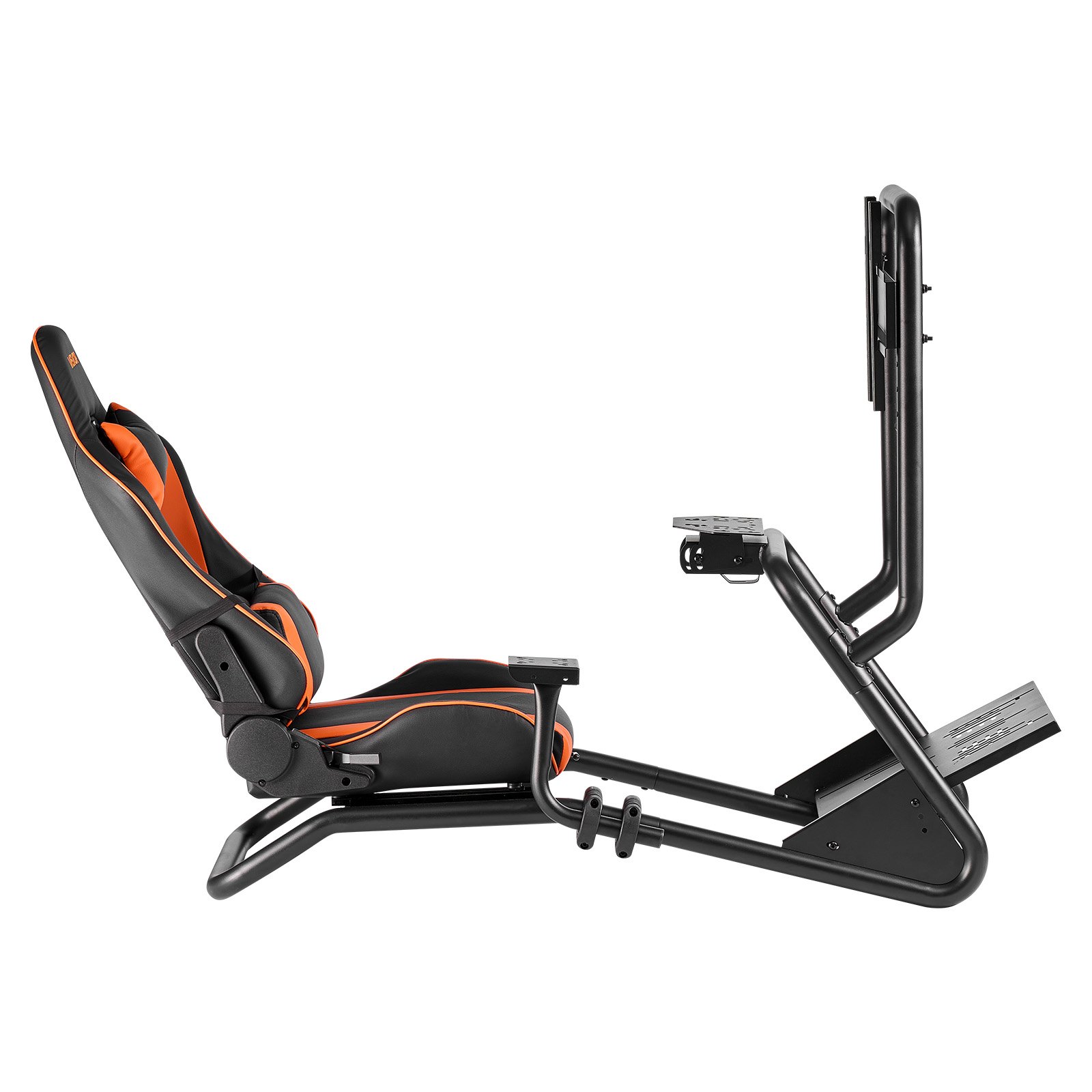 VEVOR Lenkradständer, Racing Wheel Stand, Simulator-Cockpit mit Monitorständer, für Logitech G25, G27, G29, G920, G923, Thrustmaster T300RS, TX F458, T500RS, T3PA-PRO (F1/GT) und CSR-Pedale