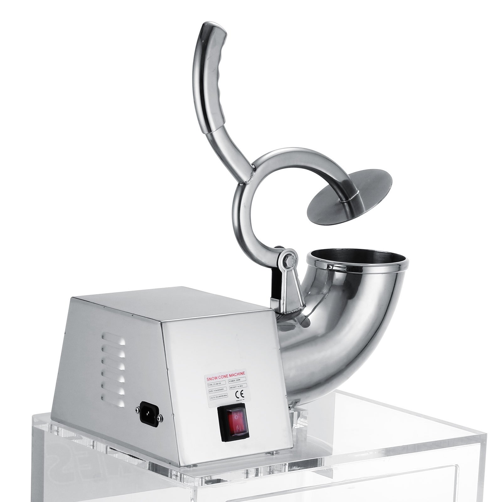 Kommerzieller Eisrasierer Schneekegel Maschine Elektrisch Schneeflocke 180kg/h